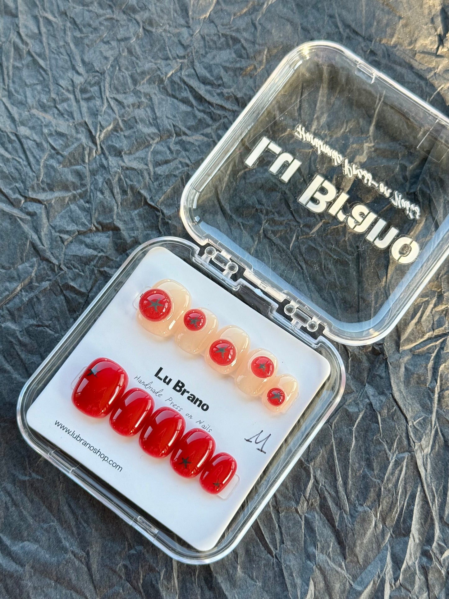 Adorable Tomato Nails