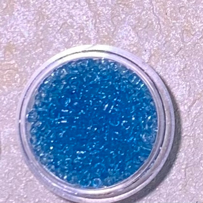 LUBRANO NAIL - Ice Age,Glacier Blue Series Small Colored Beads Nail Art Accessories
