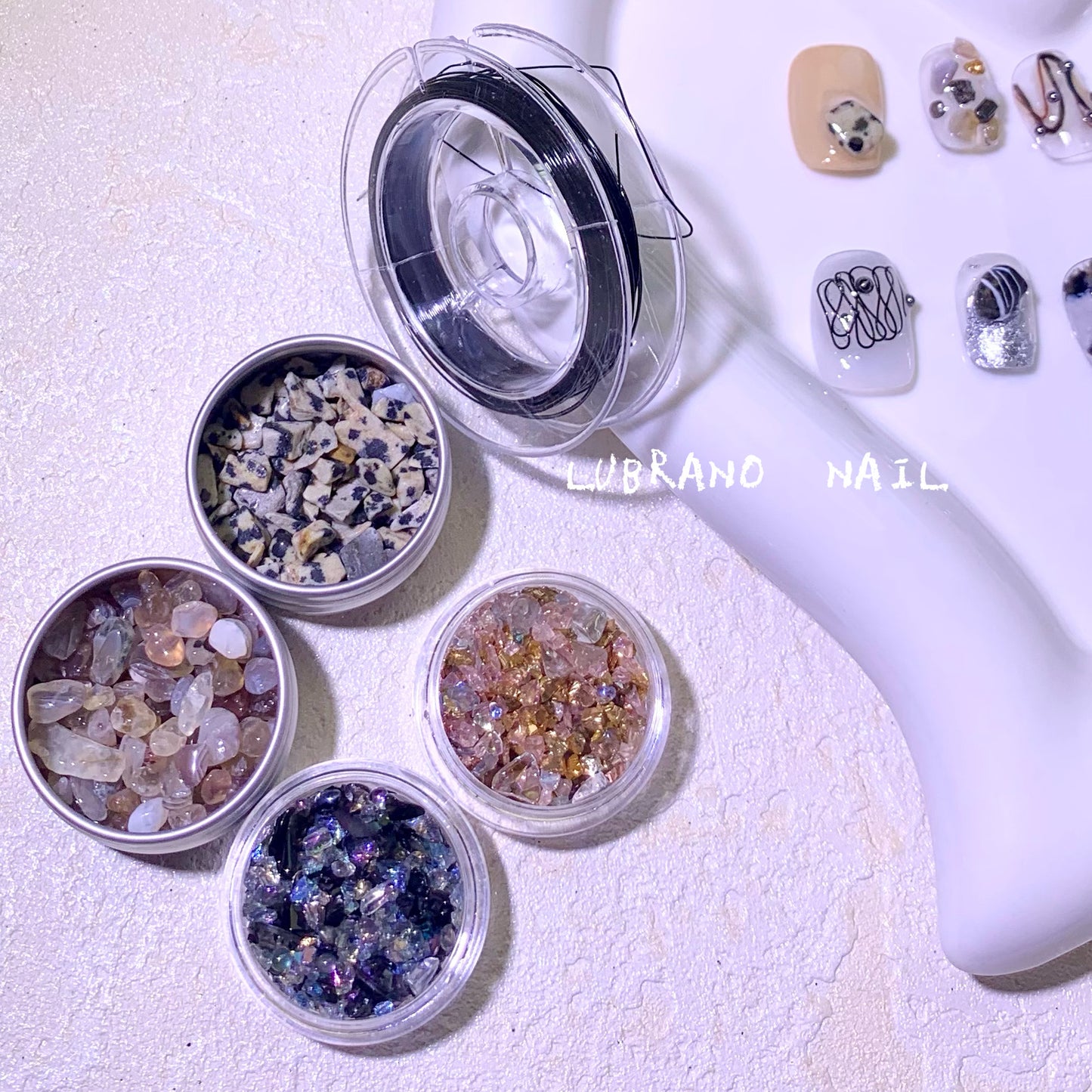 LUBRANO NAIL - INS style autumn and winter Maillard series manicure material package