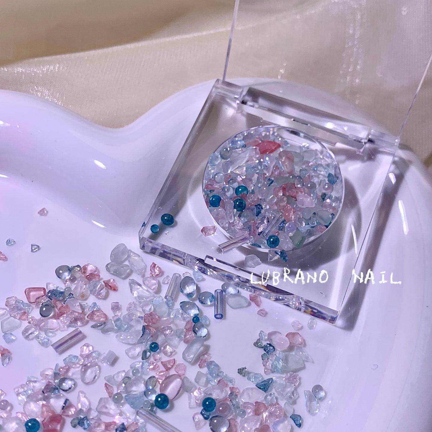 LUBRANO NAIL - Monet's Oil Painting Garden Series Nail Art Decoration