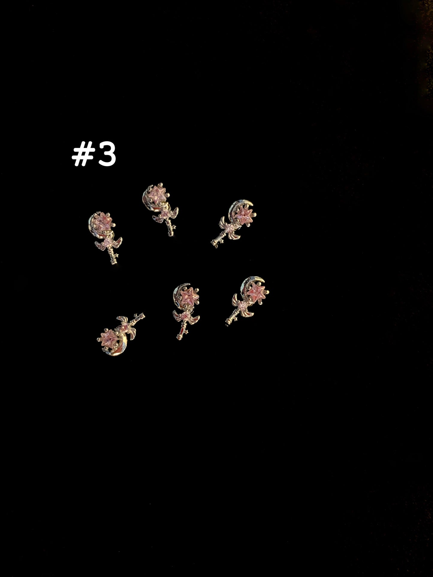 Sweet girl series nail charms - Exquisite and high quality nail charms
