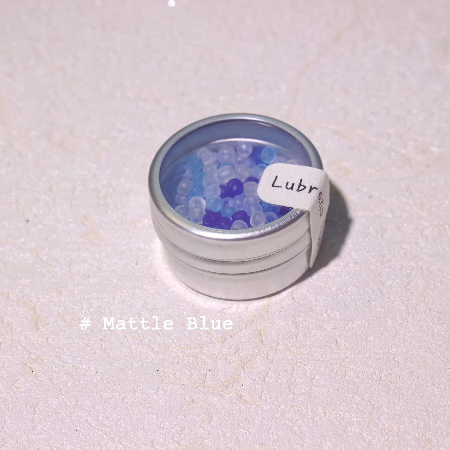 LUBRANO NAIL - Ice Age,Glacier Blue Series Small Colored Beads Nail Art Accessories