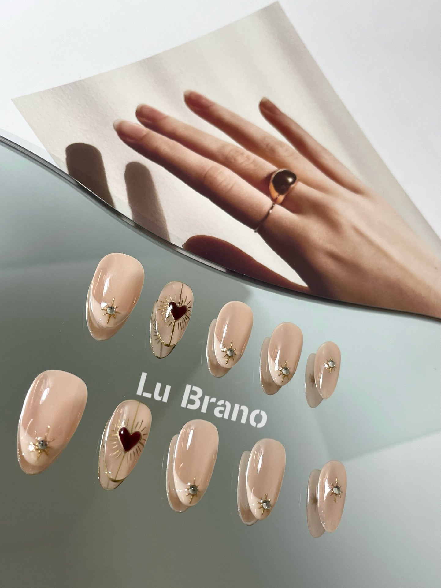 Elegant Heart French|Love & Romance