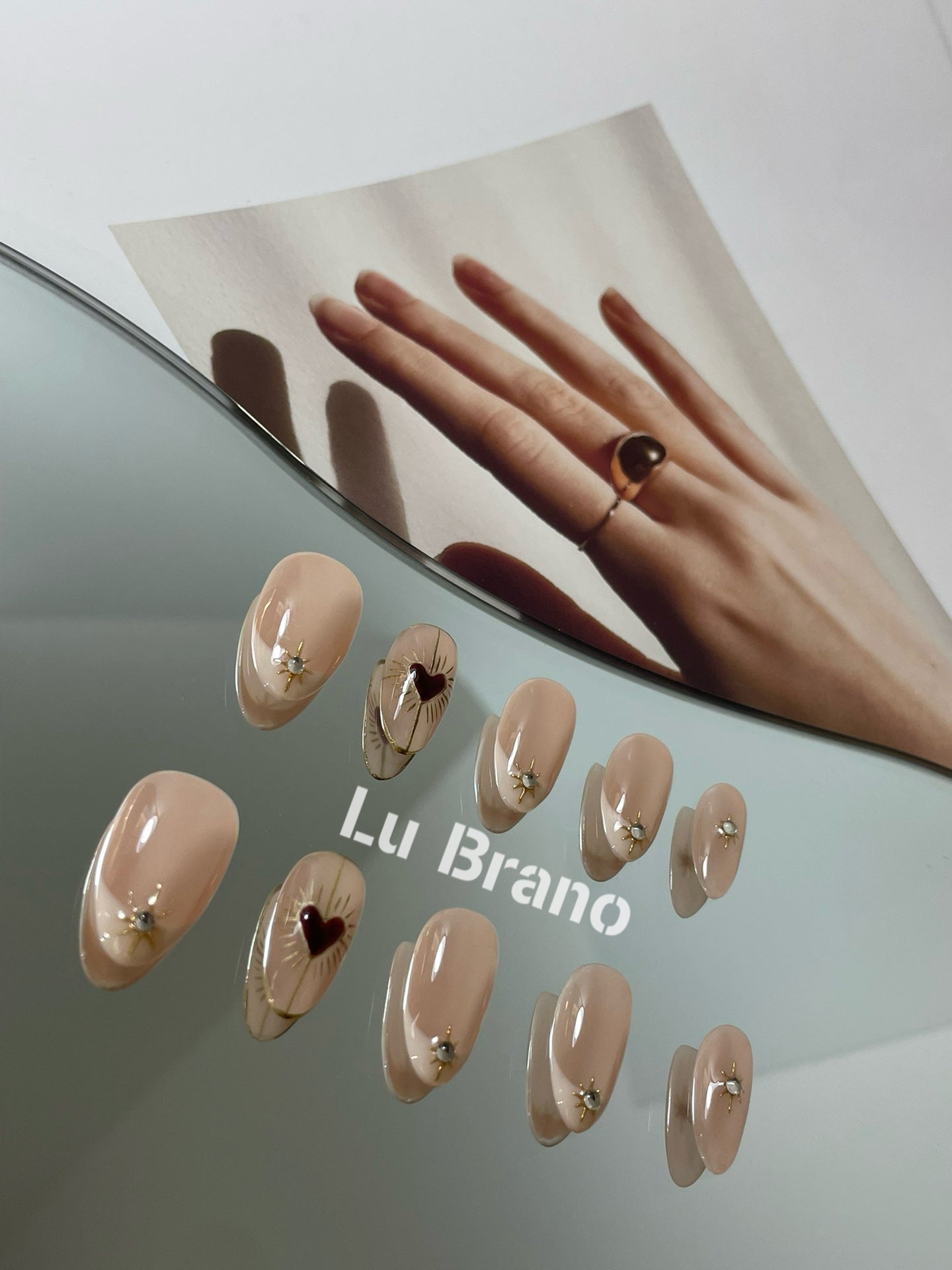 Elegant Heart French|Love & Romance