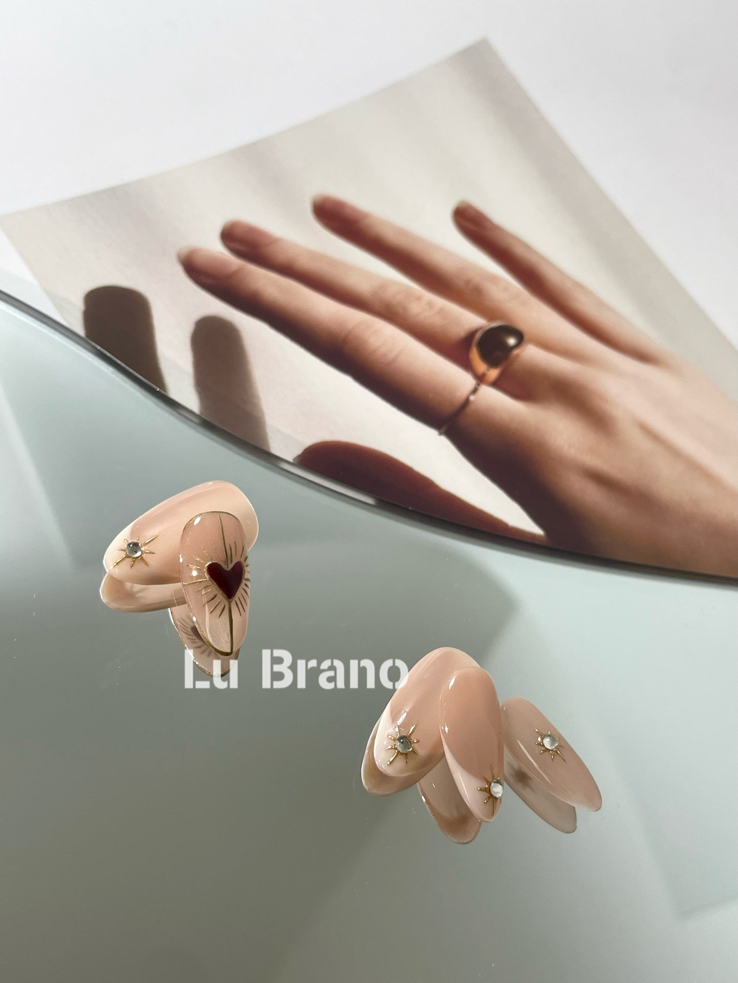 Elegant Heart French|Love & Romance