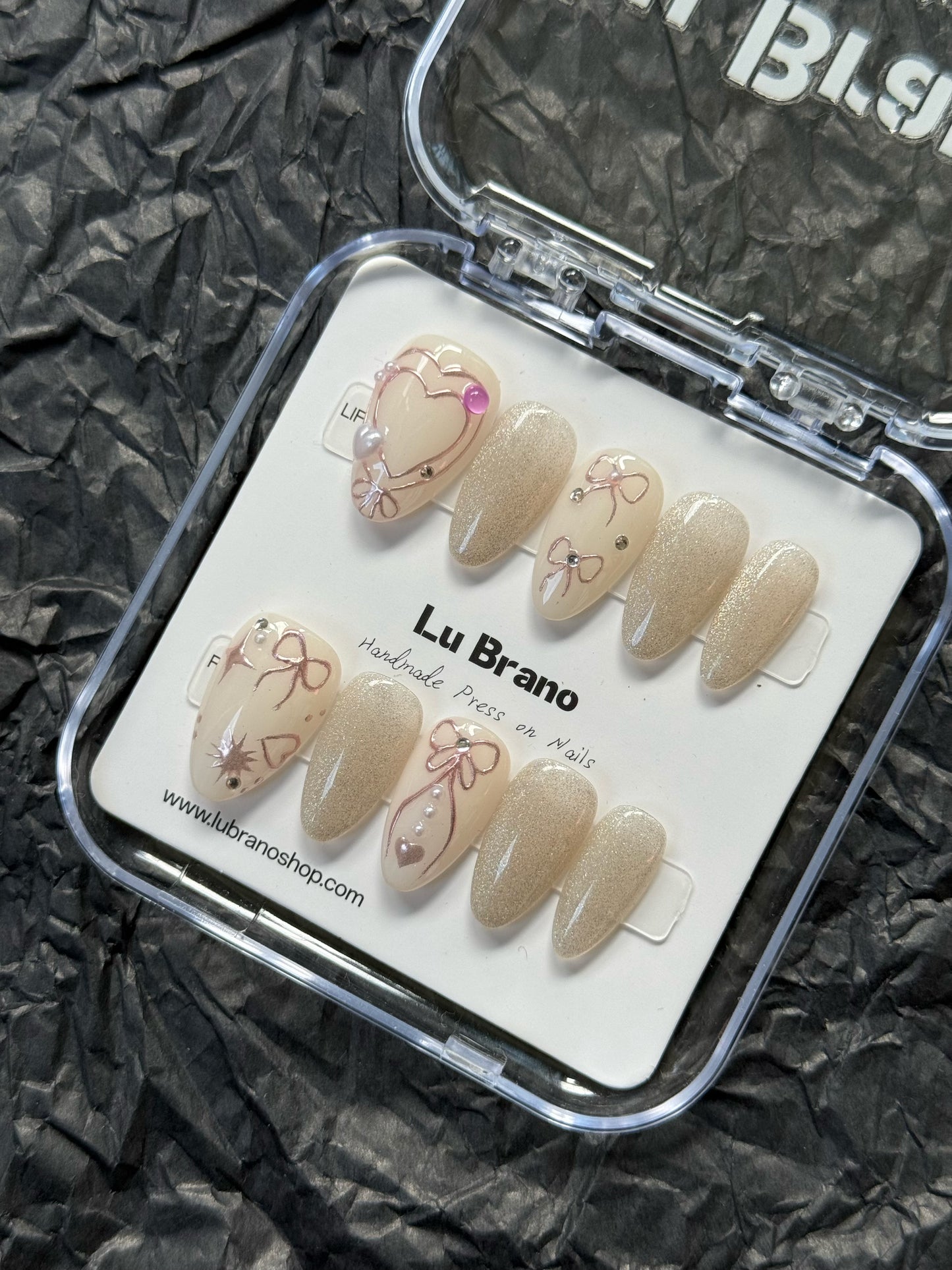 Girly Vibes|Soft Cat Eye |Ultimate Magnetic Shine|Almond Shape|Cute Handmade Nails