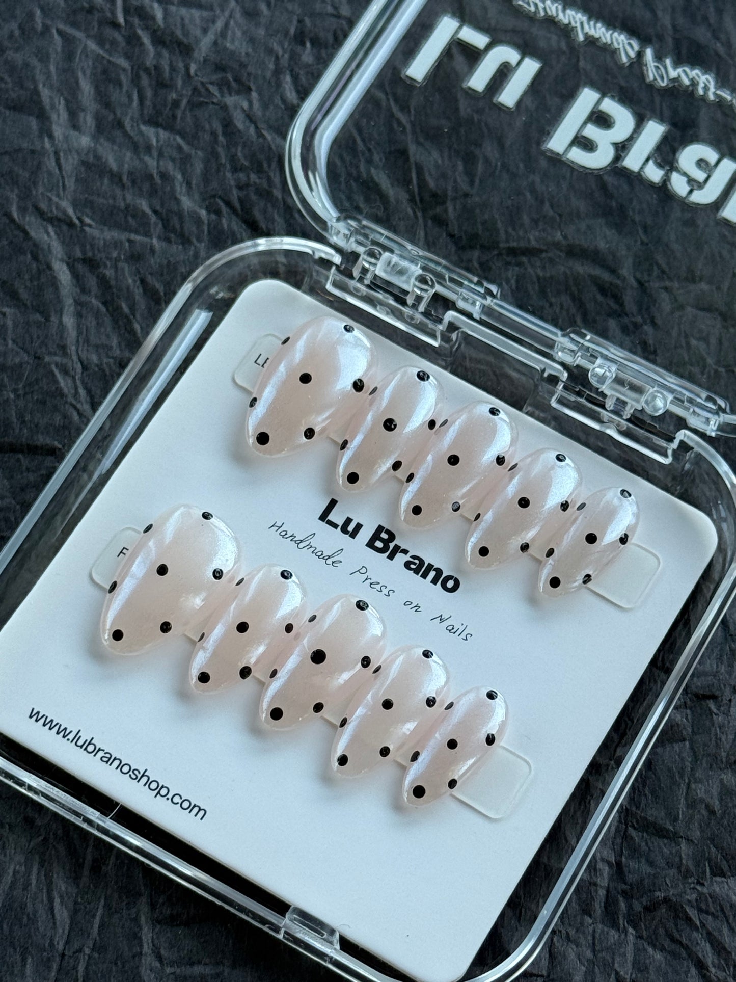 Polka Dot Nail |Black or White