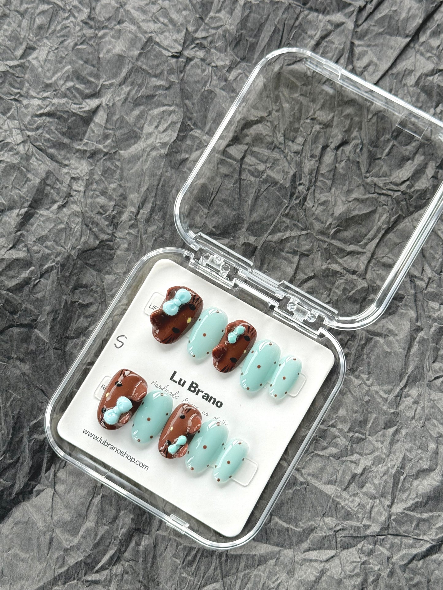 Chocolate & Blue Kitty