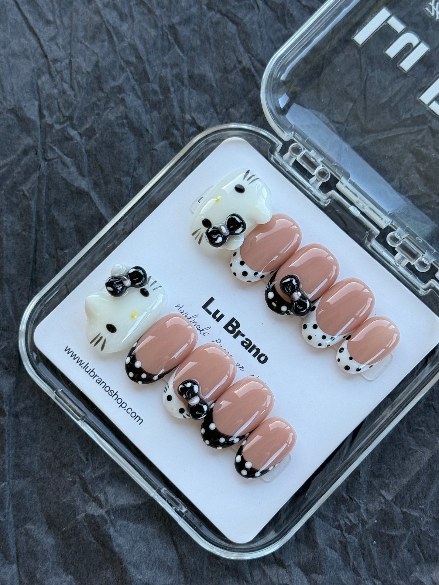 Black French Tip Kitty