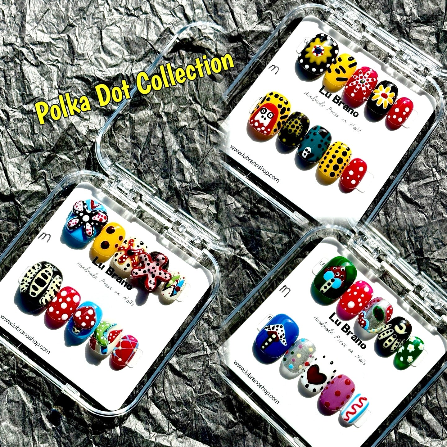 Polka Dot Design Nails