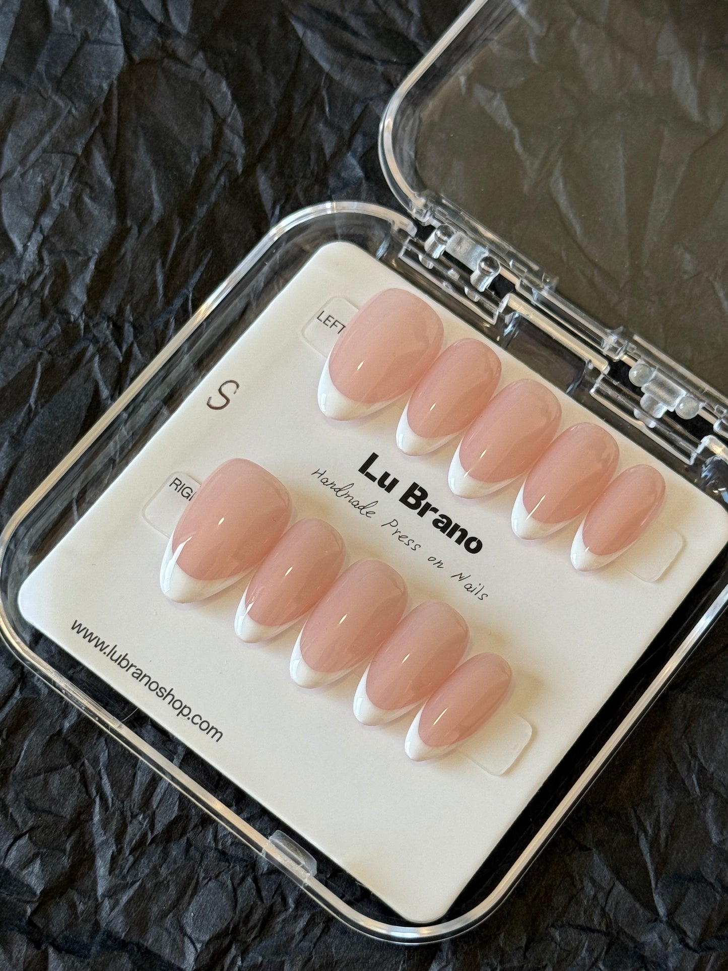 Classic French ｜ Almond Shape ｜ Press on nails