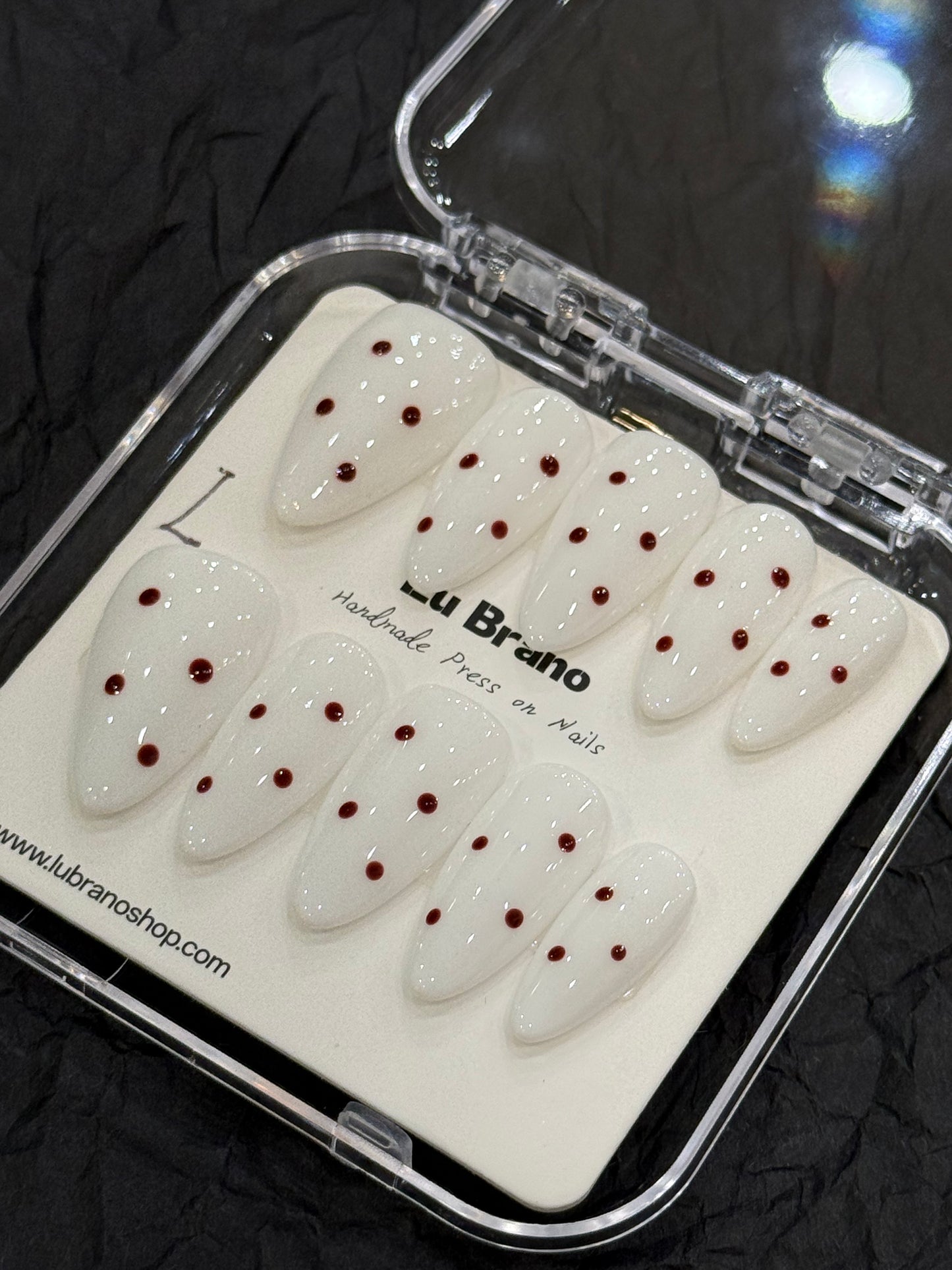 Hailey-Inspired Polka Dot Nails | Simple | Minimalist | Versatile | Elegant | Chic