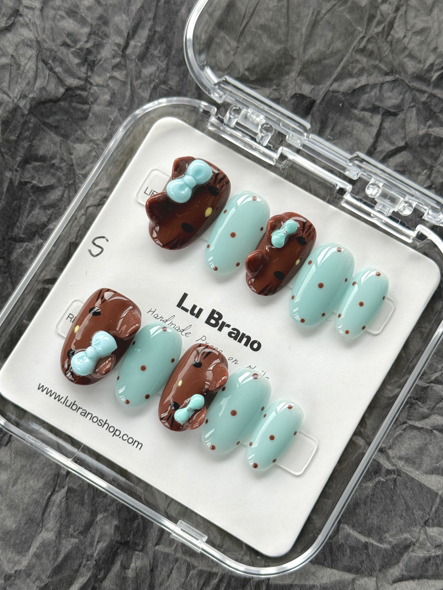 Chocolate & Blue Kitty